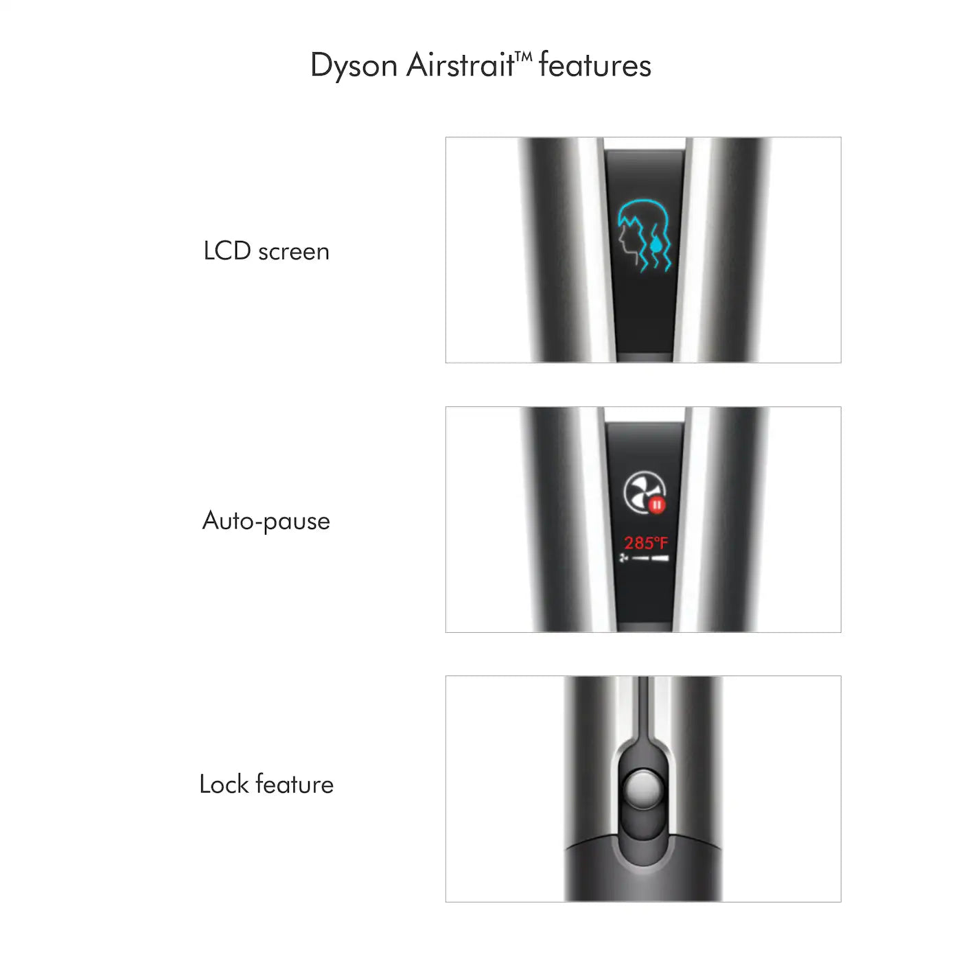 Dyson Airstrait™ Straightener in Bright Nickel/Rich Copper
