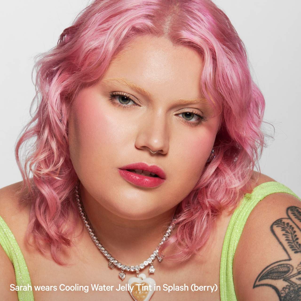 Milk Makeup Cooling Water Jelly Tint Lip + Cheek Blush Stain in SPLASH