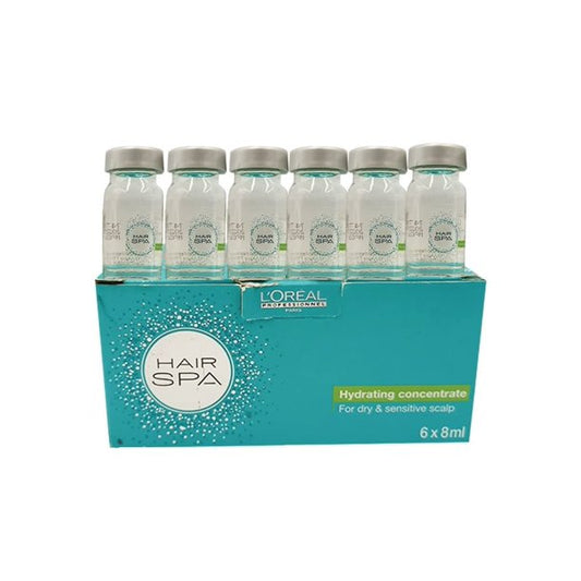 L'Oréal Hair Spa Hydrating Concentrate 6 x 8 ML