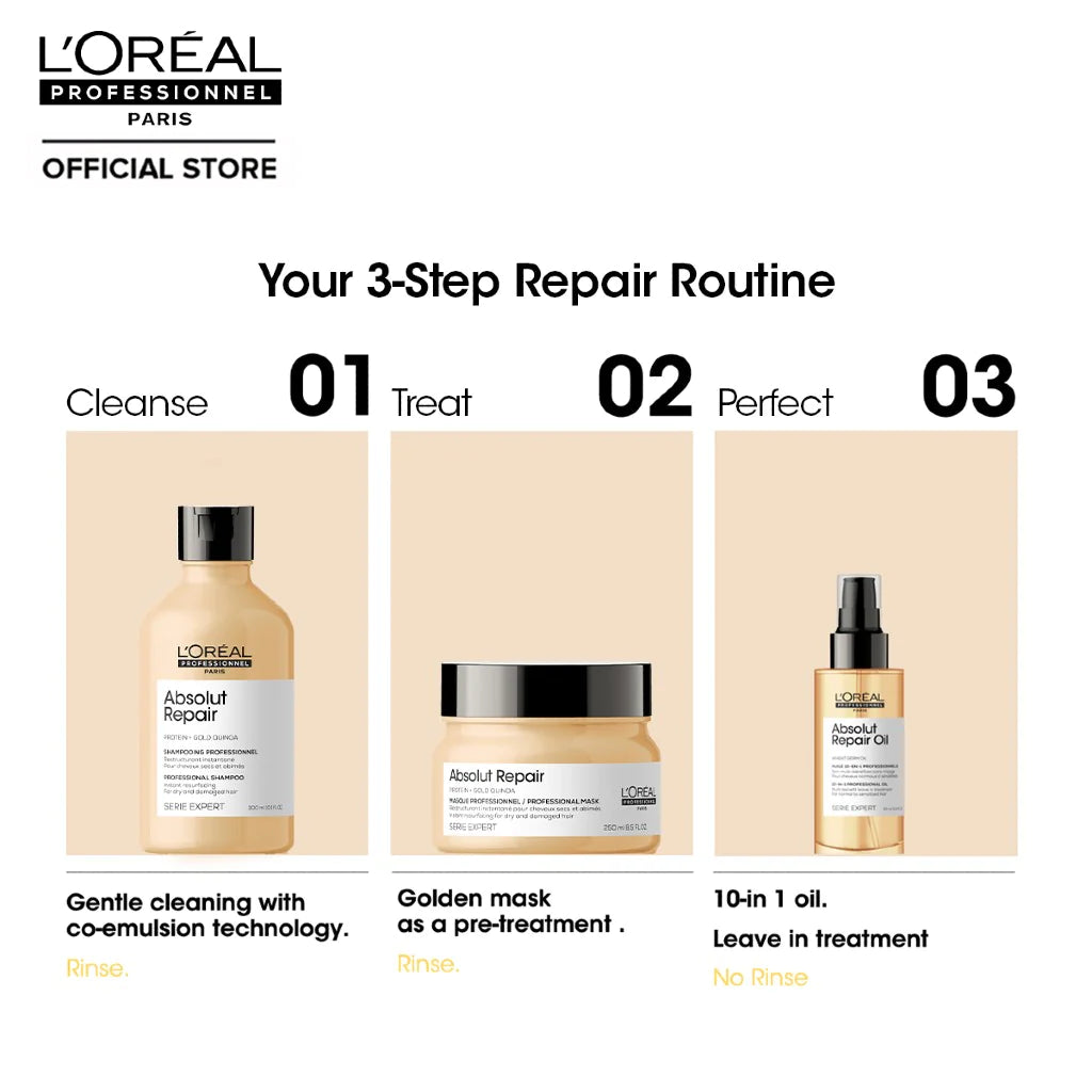 L'Oréal Serie Expert Absolut Repair Gold 10-in-1 Perfecting Oil
