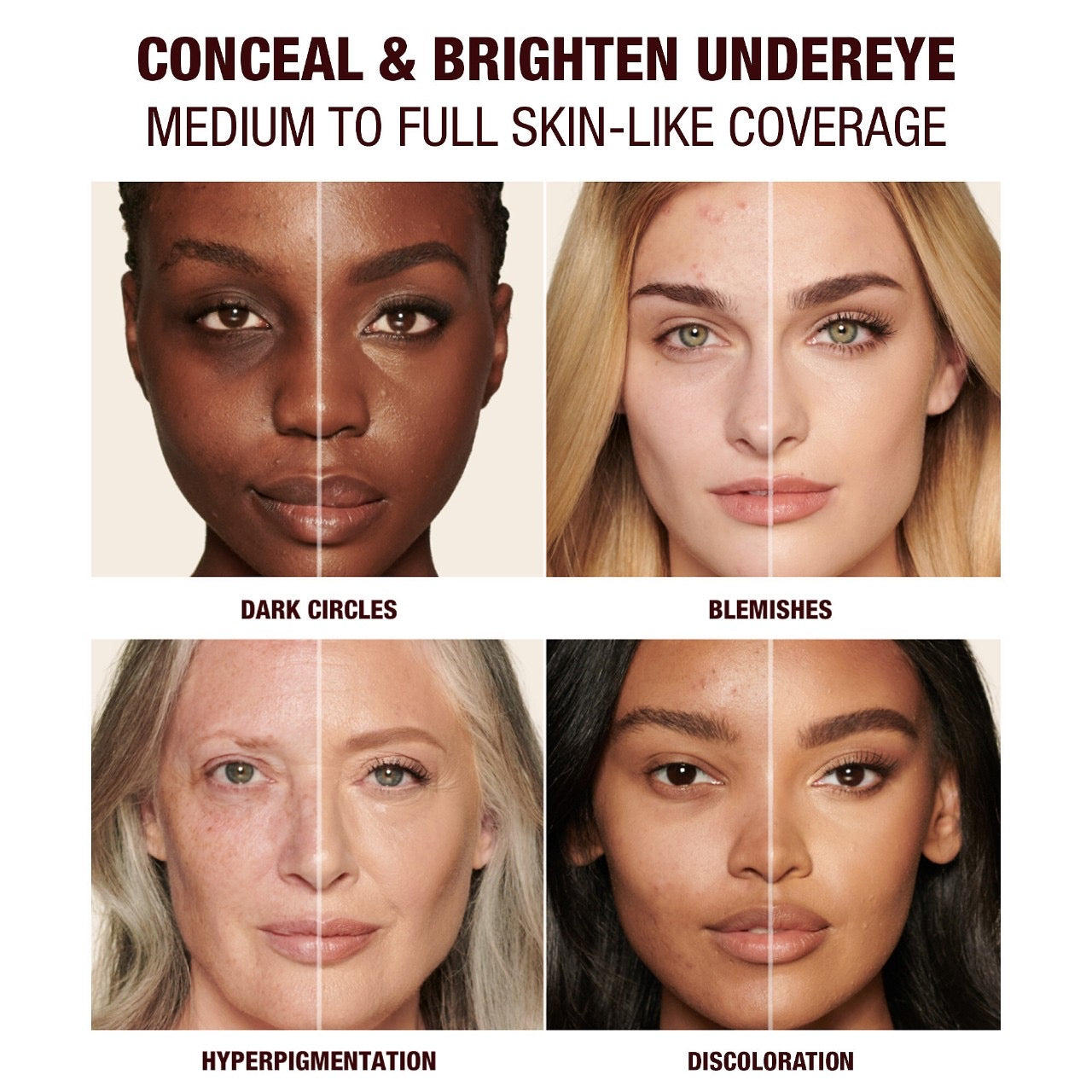 Charlotte Tilbury Beautiful Skin Medium to Full Coverage Radiant Concealer with Hyaluronic Acid