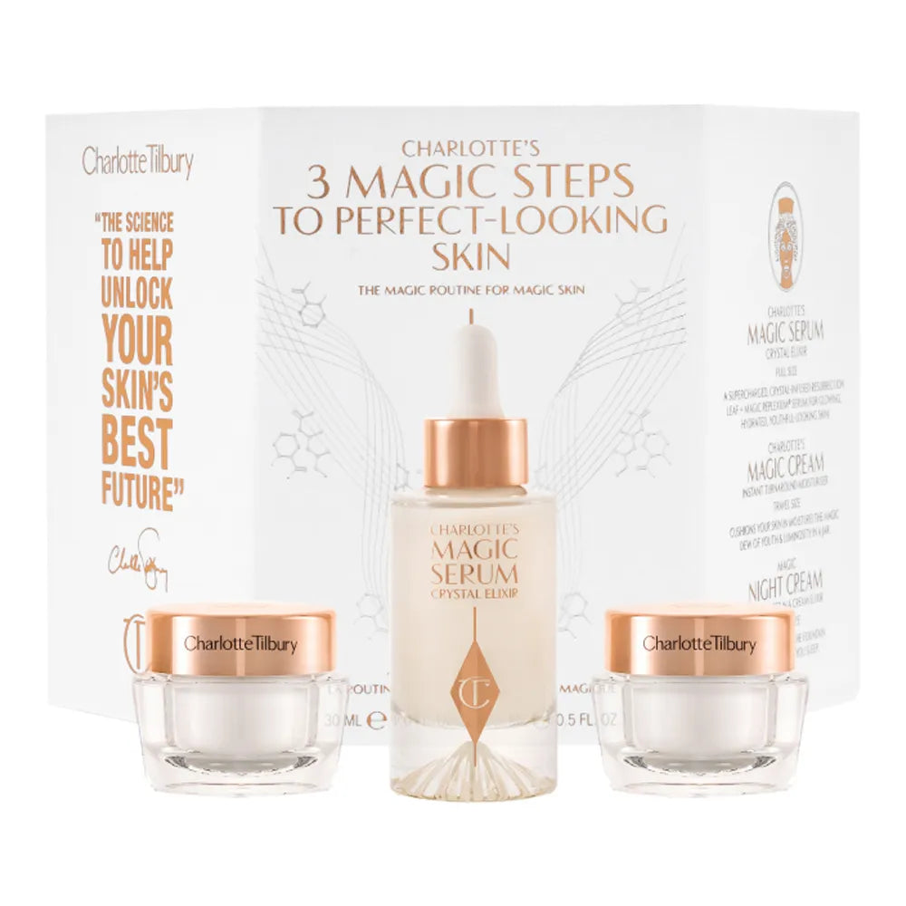 Charlotte Tilbury 3 Magic Steps To Perfect Looking Skin Set (Limited Edition)