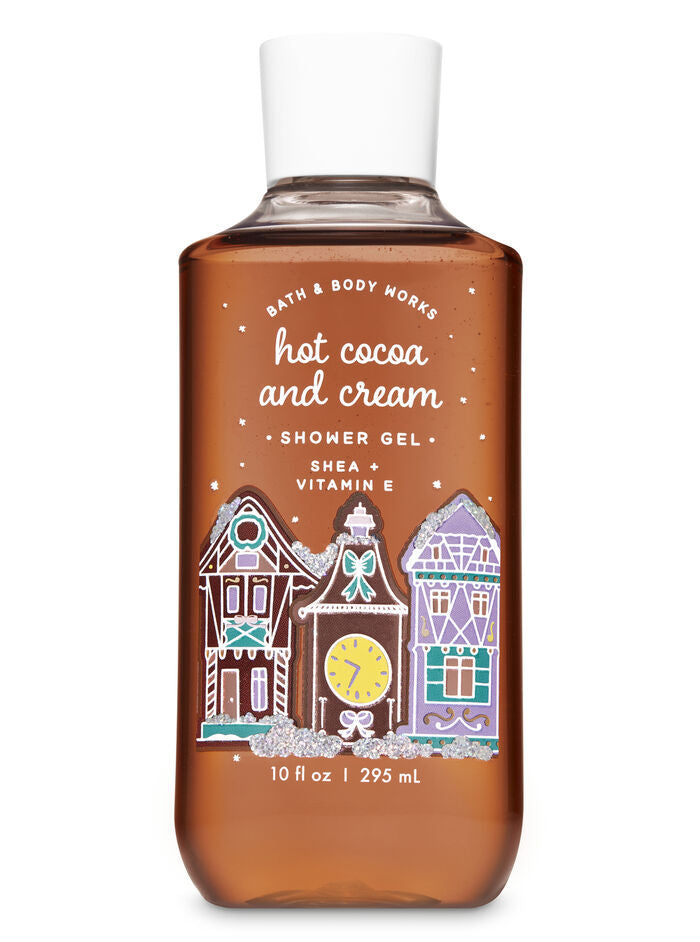 Bath & Body Works Body Shower Gel - HOT COCOA AND. CREAM 295ML