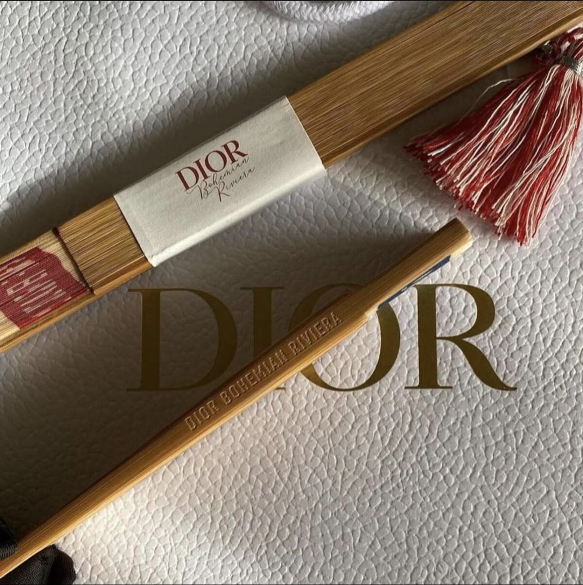 Dior Bohemian Riviera Folding Fan (Limited Edition)