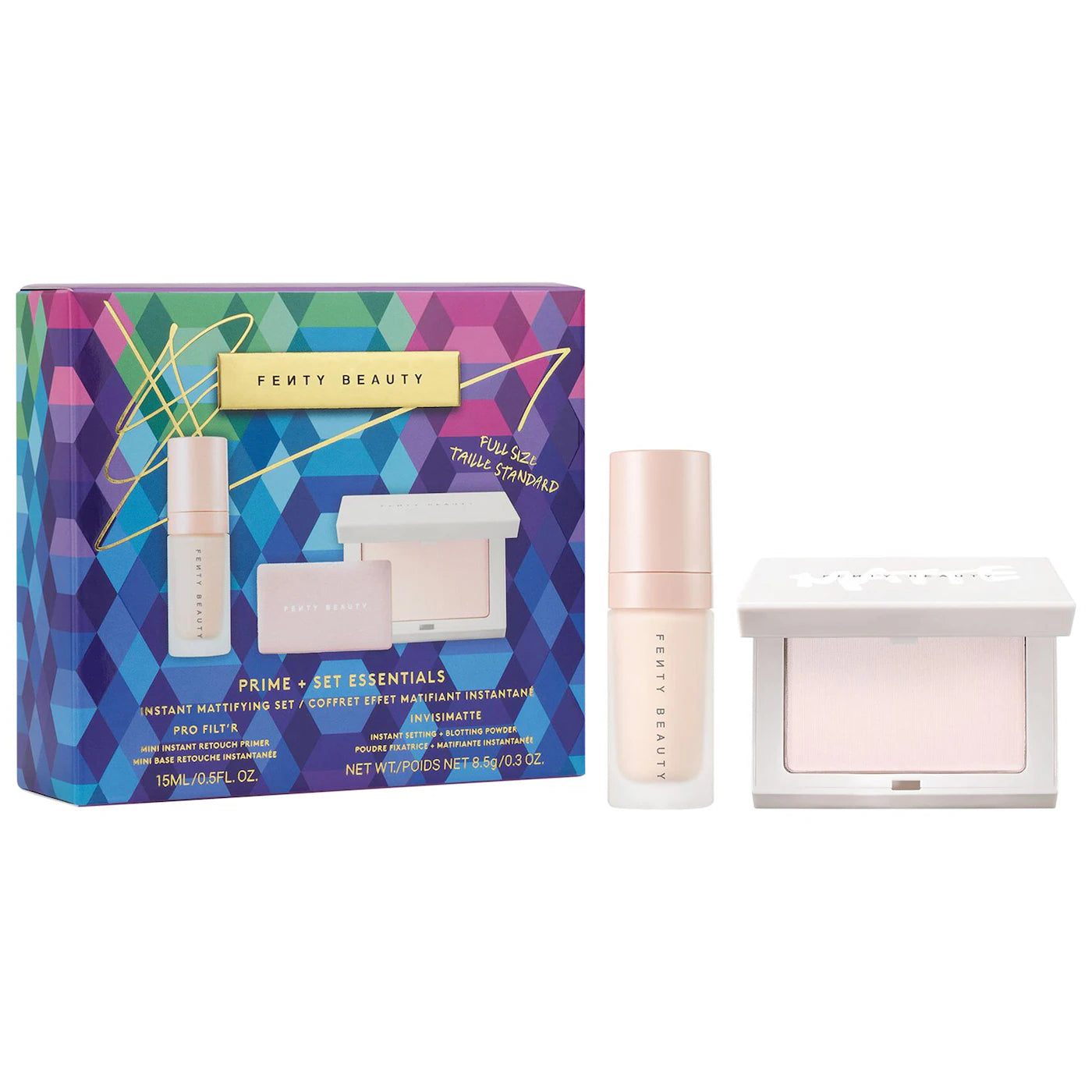 Fenty Beauty by Rihanna Prime + Set Essentials Instant Mattifying Set (Holiday Edition)