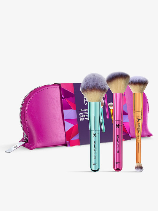 IT Cosmetics Heavenly Luxe Three-Piece Brush Set (Limited Edition)