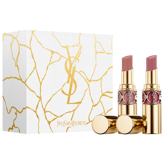 Yves Saint Laurent Rouge Volupté Shine Lipstick Balm Duo Set