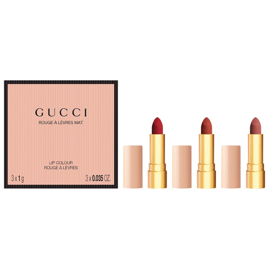 Gucci Beauty Mini 3-Pc. Matte Lipstick Festive Gift Set