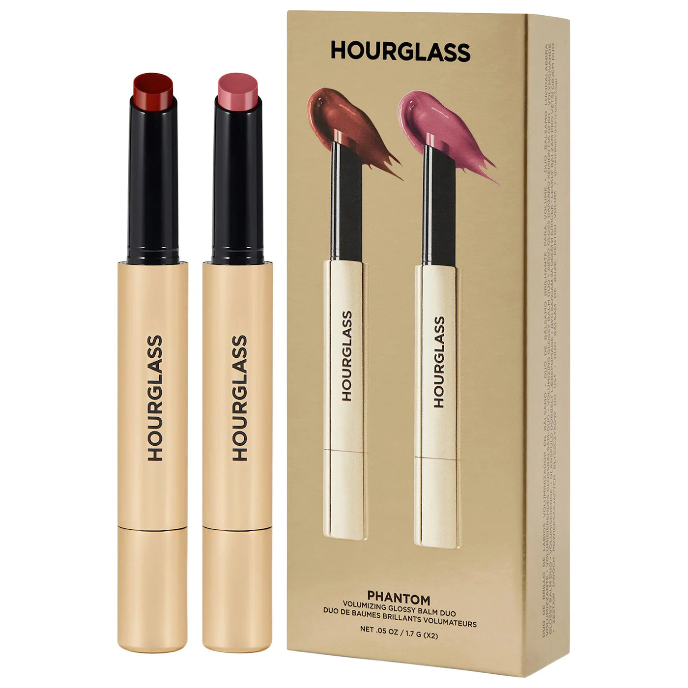 Hourglass Phantom Volumizing Glossy Lip Balm Duo (Limited Edition)