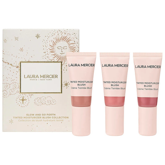 Laura Mercier Glow and Go Forth Mini Tinted Moisturizer Blush Trio (Limited Edition)