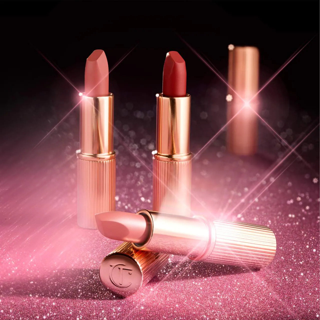 Charlotte Tilbury Mini Iconic Hollywood Lipstick Trio Set (Limited Edition)