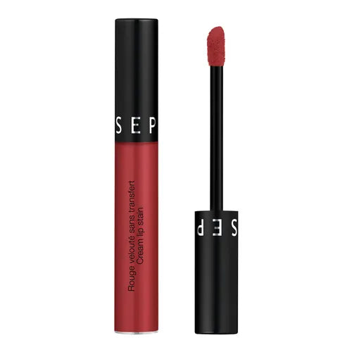 Sephora Cream Lip Stain Liquid Lipstick in 96 Red Velvet - TRAVEL SIZE