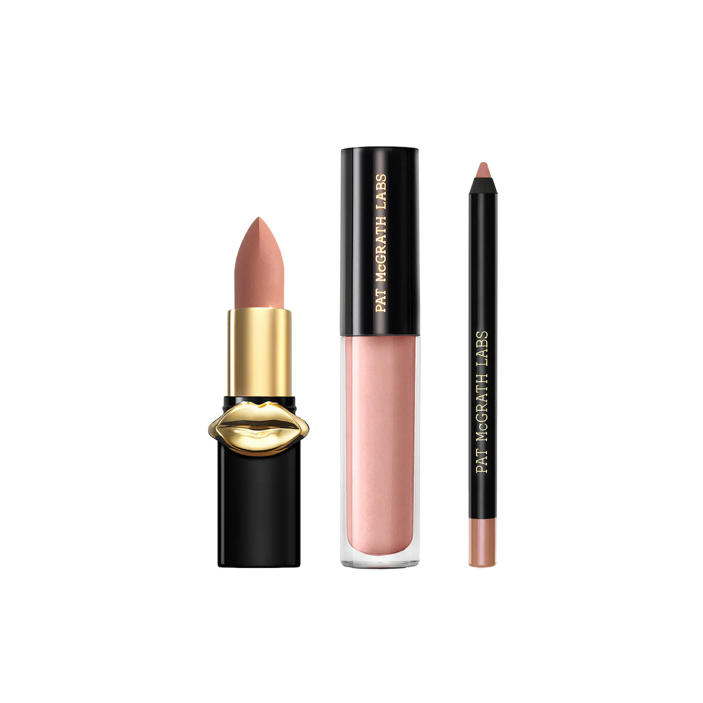 PAT McGRATH LABS Mini Nude Venus Lip Trio: Mattetrance Edition