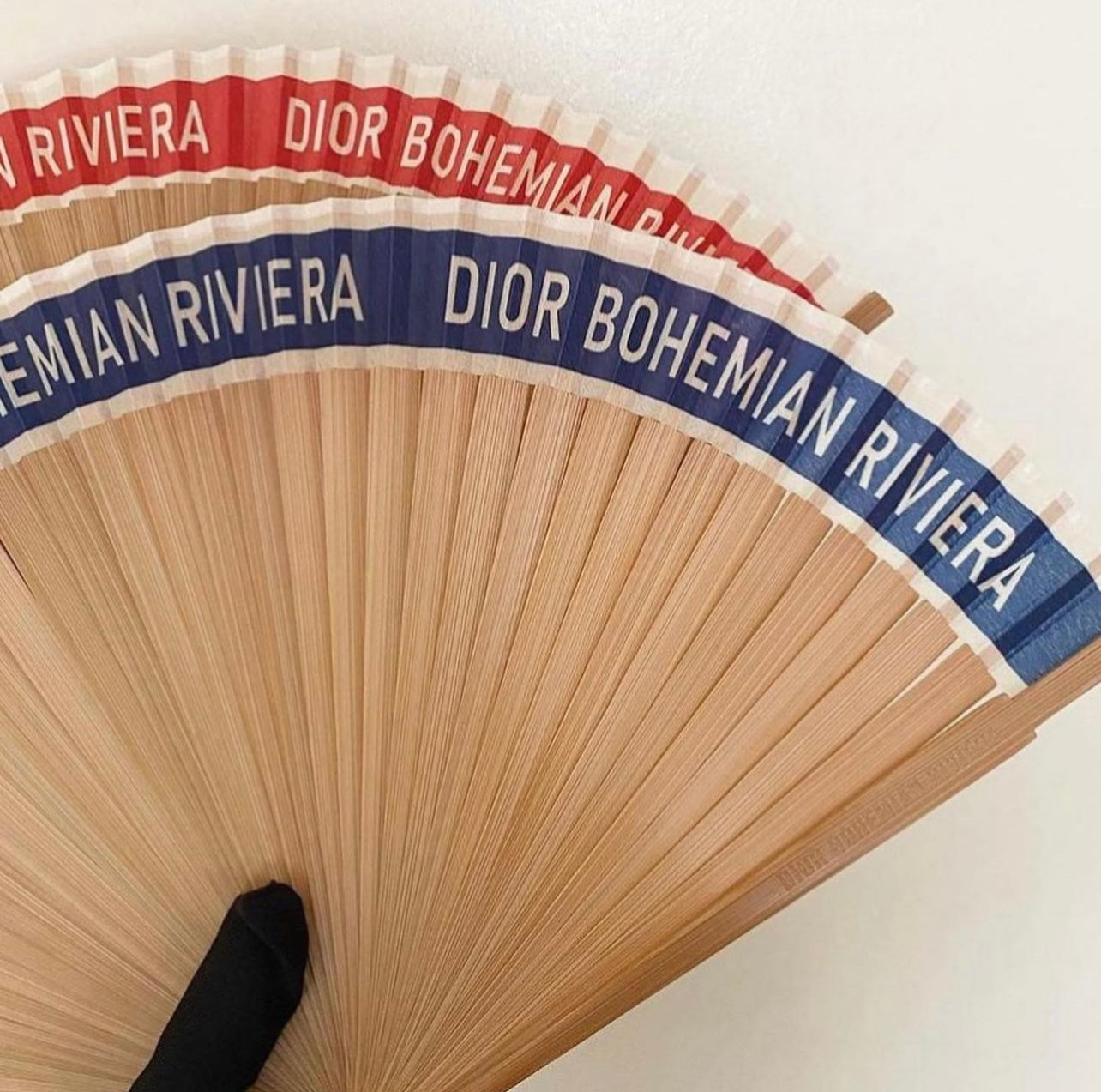 Dior Bohemian Riviera Folding Fan (Limited Edition)