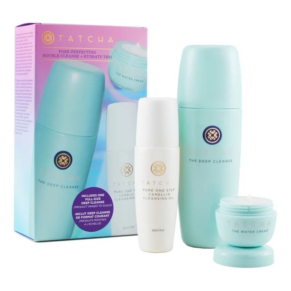 Tatcha Pore Perfecting Double Cleanse + Hydrate Trio (Limited Edition)