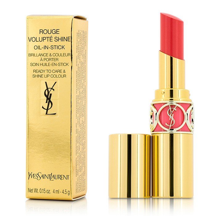 YSL Volupte Shine Oil-In-Stick in 41 CORAIL A PORTER