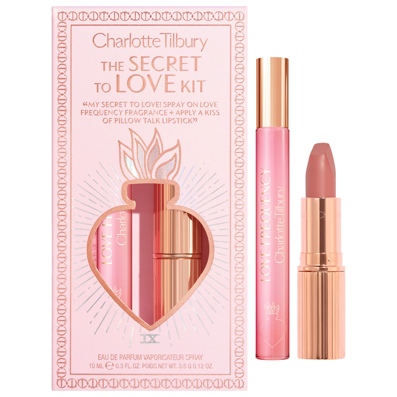 Charlotte Tilbury The Secret to Love Perfume and Lipstick Set