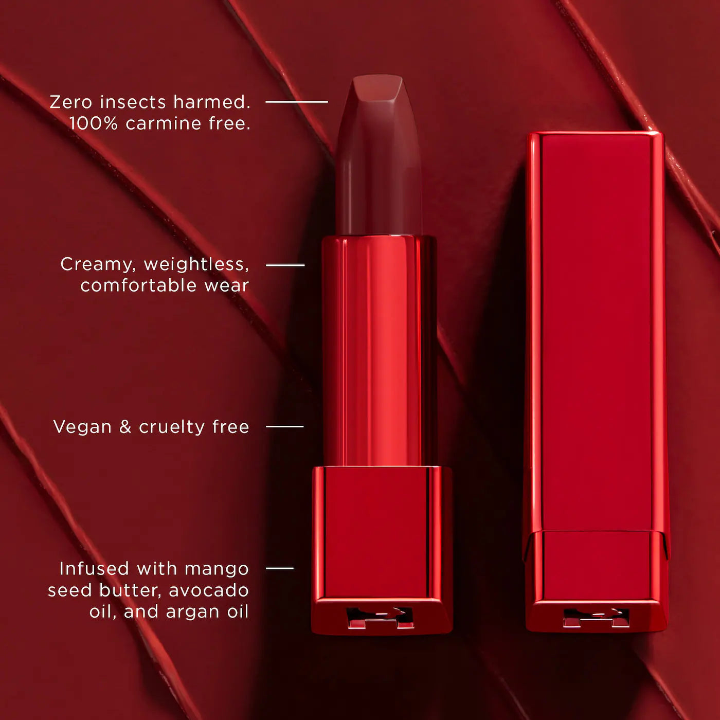 Hourglass Unlocked Satin Creme Lipstick- Red 0