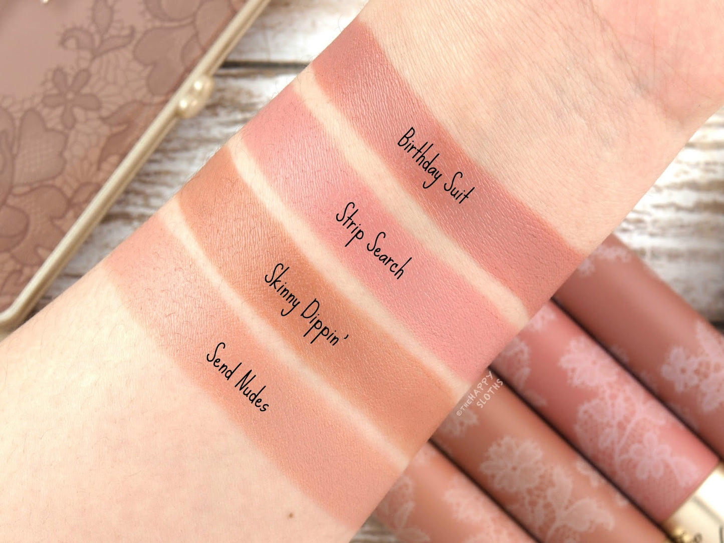 Too Faced Intense Color Coconut Butter Lipstick in SKINNY DIPPIN