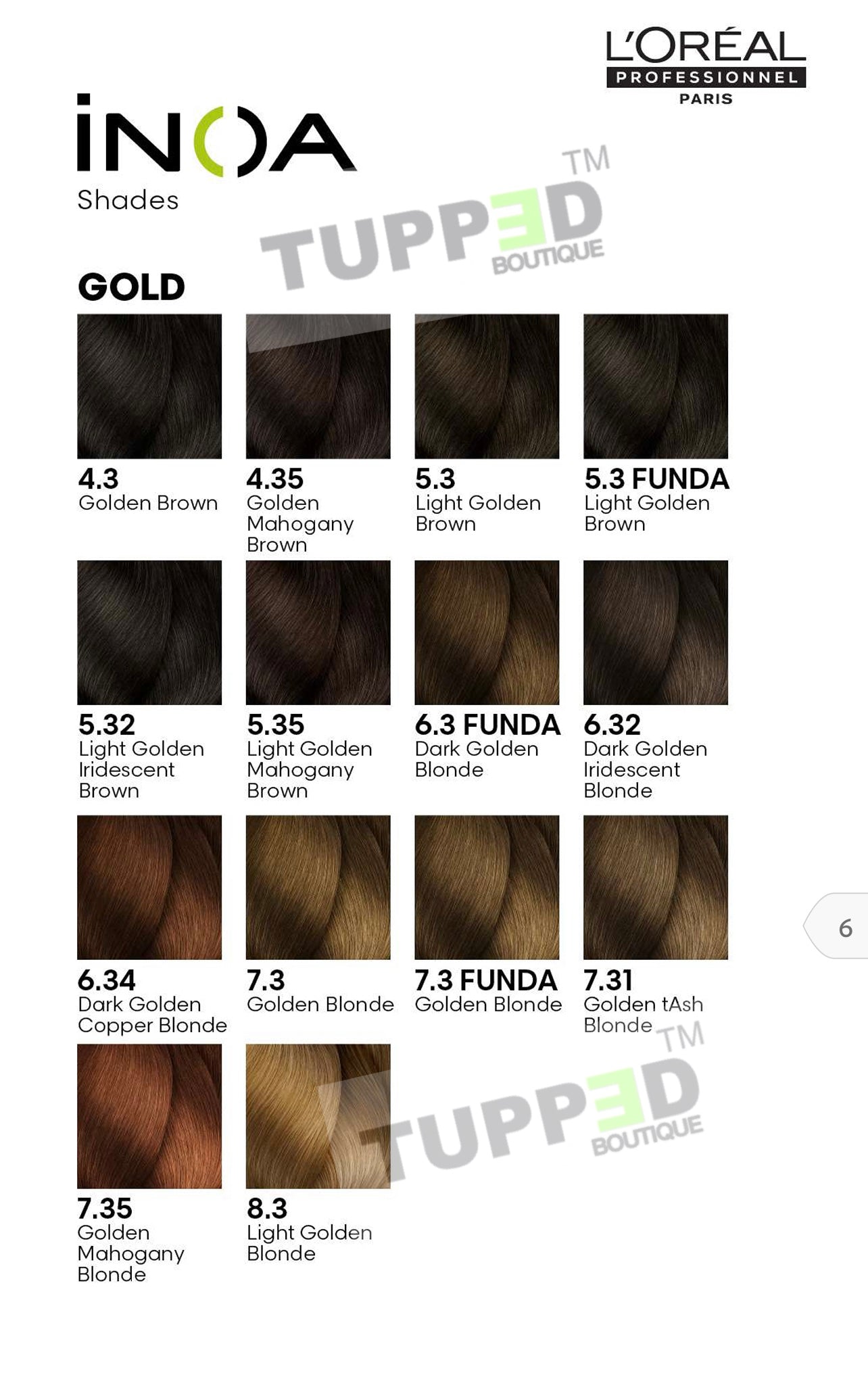 L'Oreal Professionnel INOA Ammonia-Free Permanent Hair Color Tube ...