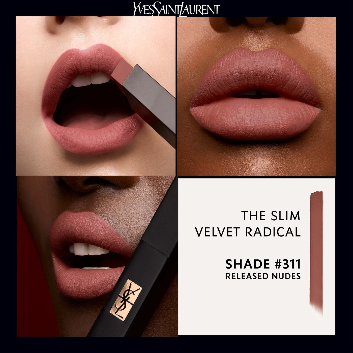 Yves Saint Laurent 10-Piece Lipstick Showroom Vault (Limited Edition)