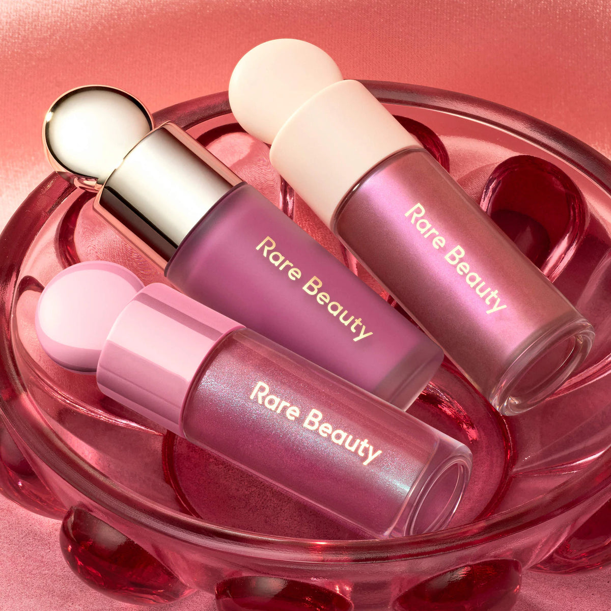 Rare Beauty Violet Faves Mini Cheek and Lip Trio Makeup Gift Set
