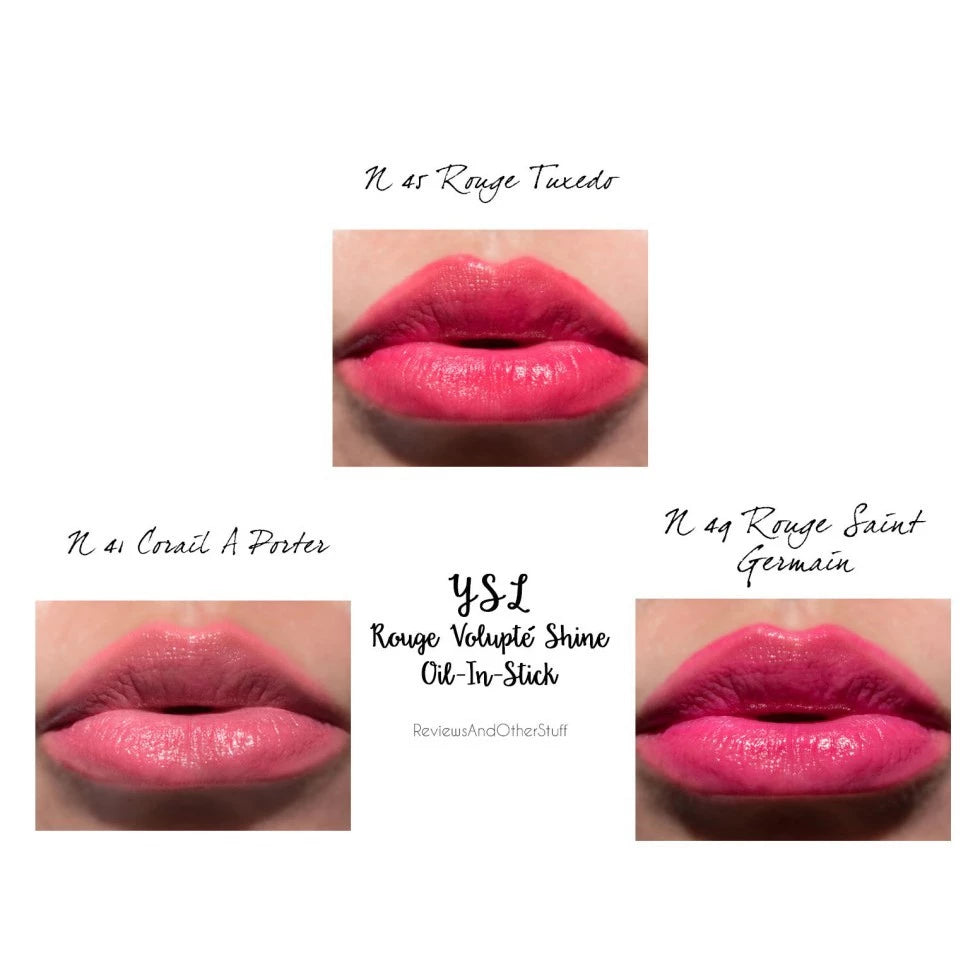 YSL Volupte Shine Oil-In-Stick in 41 CORAIL A PORTER