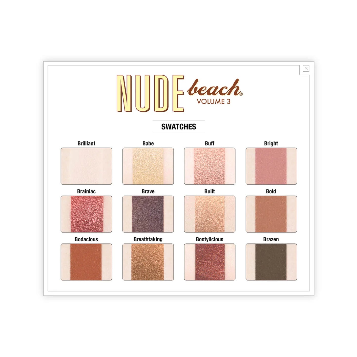 TheBalm Nude Beach Vol. 3 Nude Eyeshadow Palette