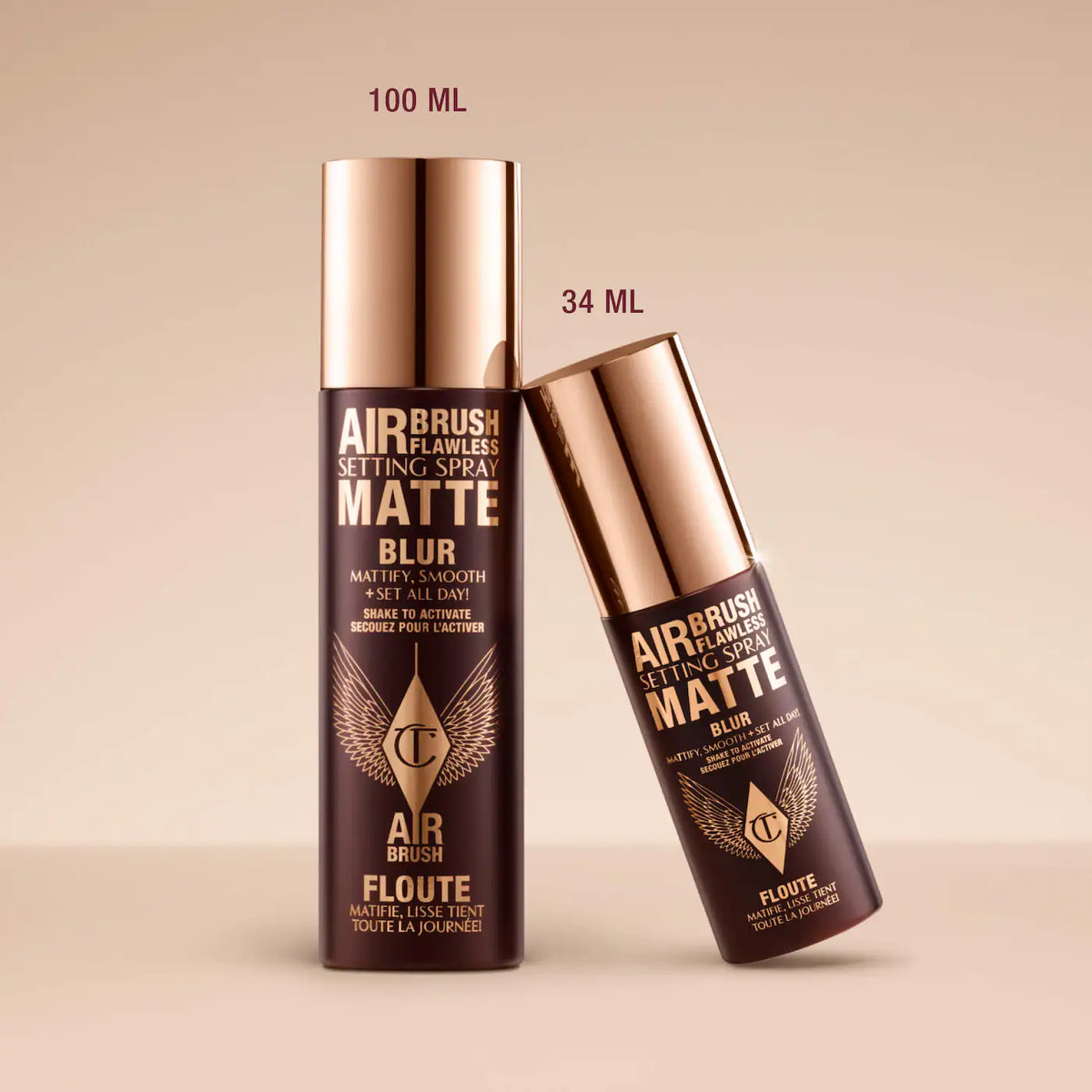 Charlotte Tilbury : Airbrush Flawless Matte Blurring & Waterproof Setting Spray