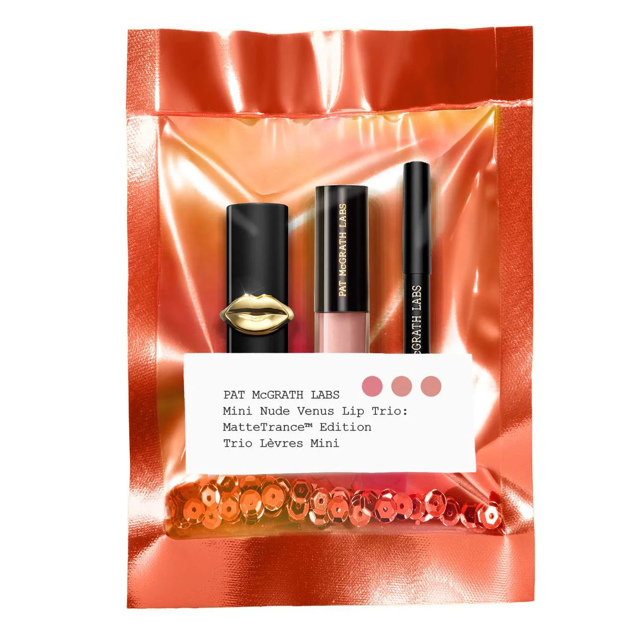 PAT McGRATH LABS Mini Nude Venus Lip Trio: Mattetrance Edition