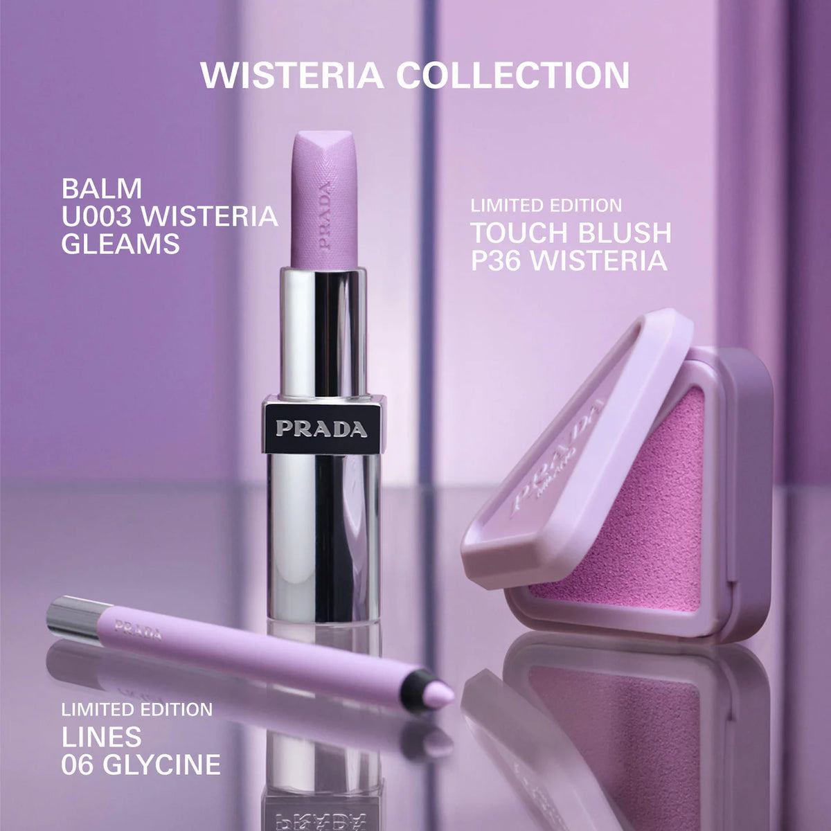 Prada Beauty Touch Cream-To-Powder Soft Blur Longwear Blush in Wisteria Lilac
