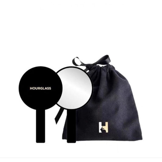Hourglass Hand Mirror with Drawstring Bag (Limited Edition)