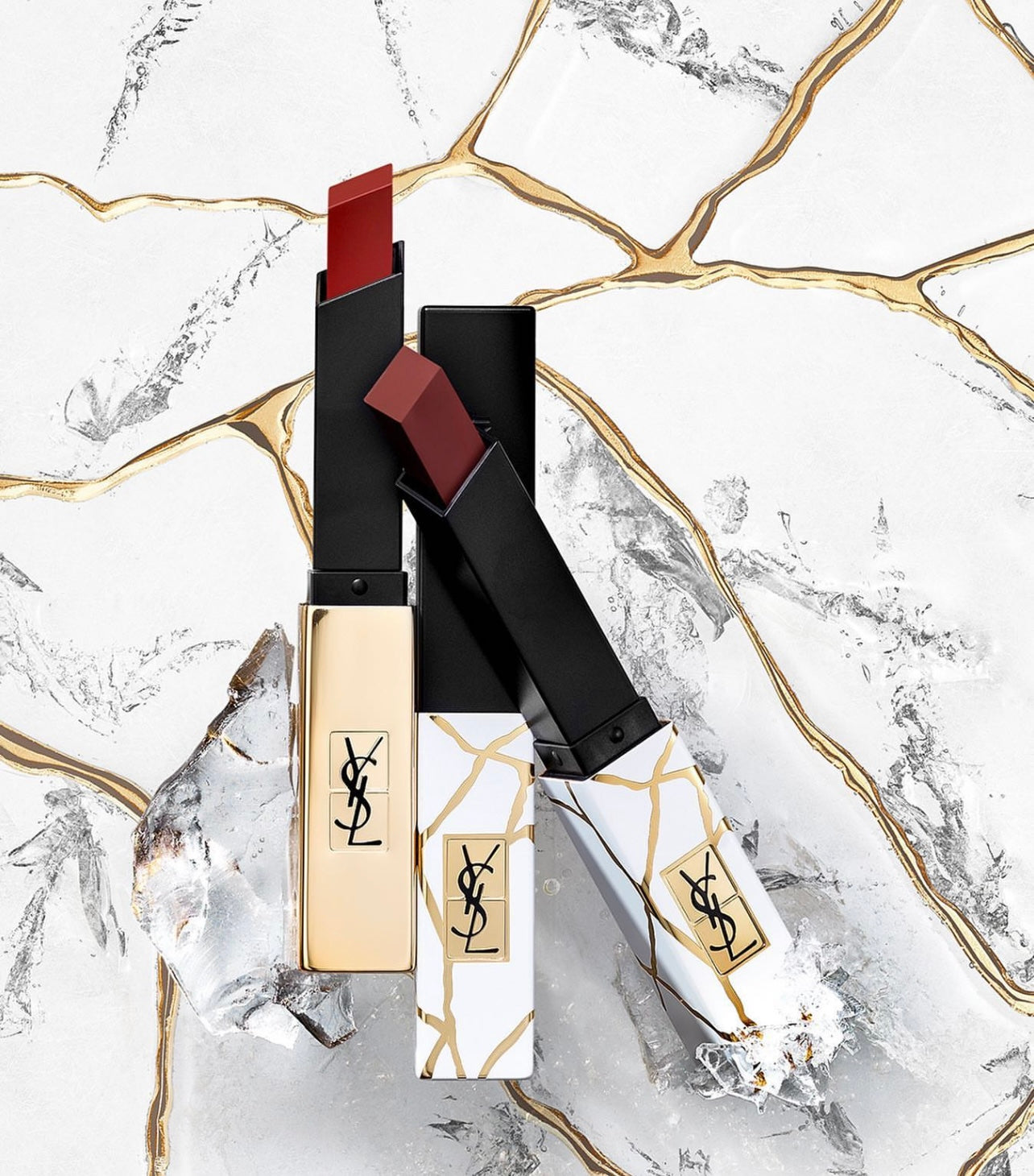 Yves Saint Laurent The Slim Matte Lipstick Holiday 2023 Edition in ROUGE LIBRE