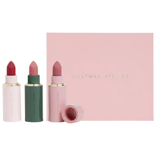 Westman Atelier Lip Suede Hydrating Matte Lipstick Trio (Limited Edition)