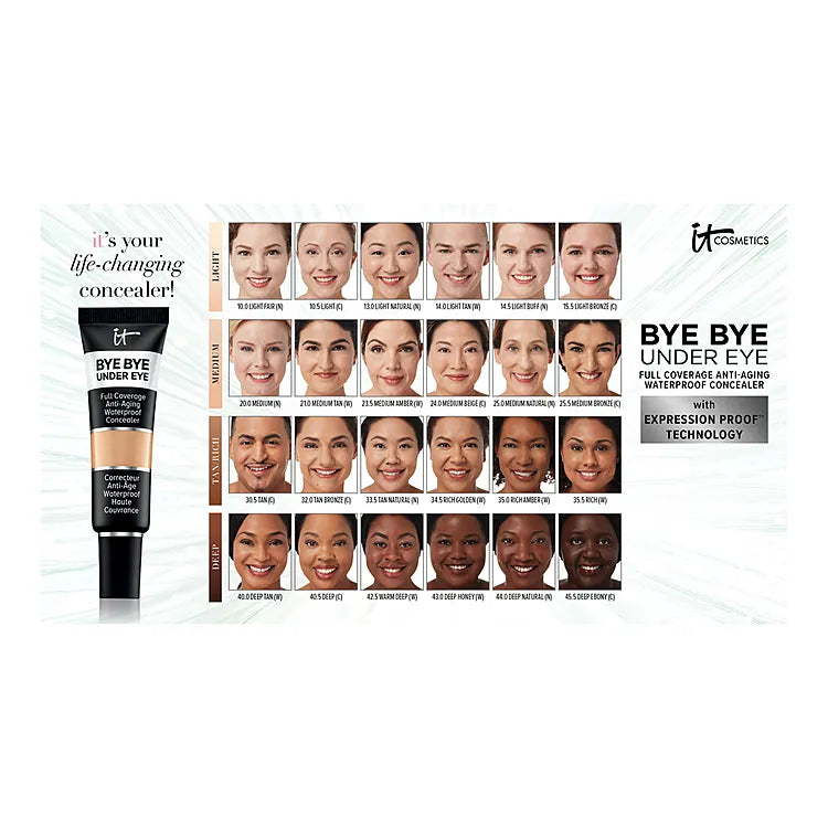 IT Cosmetics Bye Bye Under Eye Full Coverage Anti-Aging Waterproof Concealer