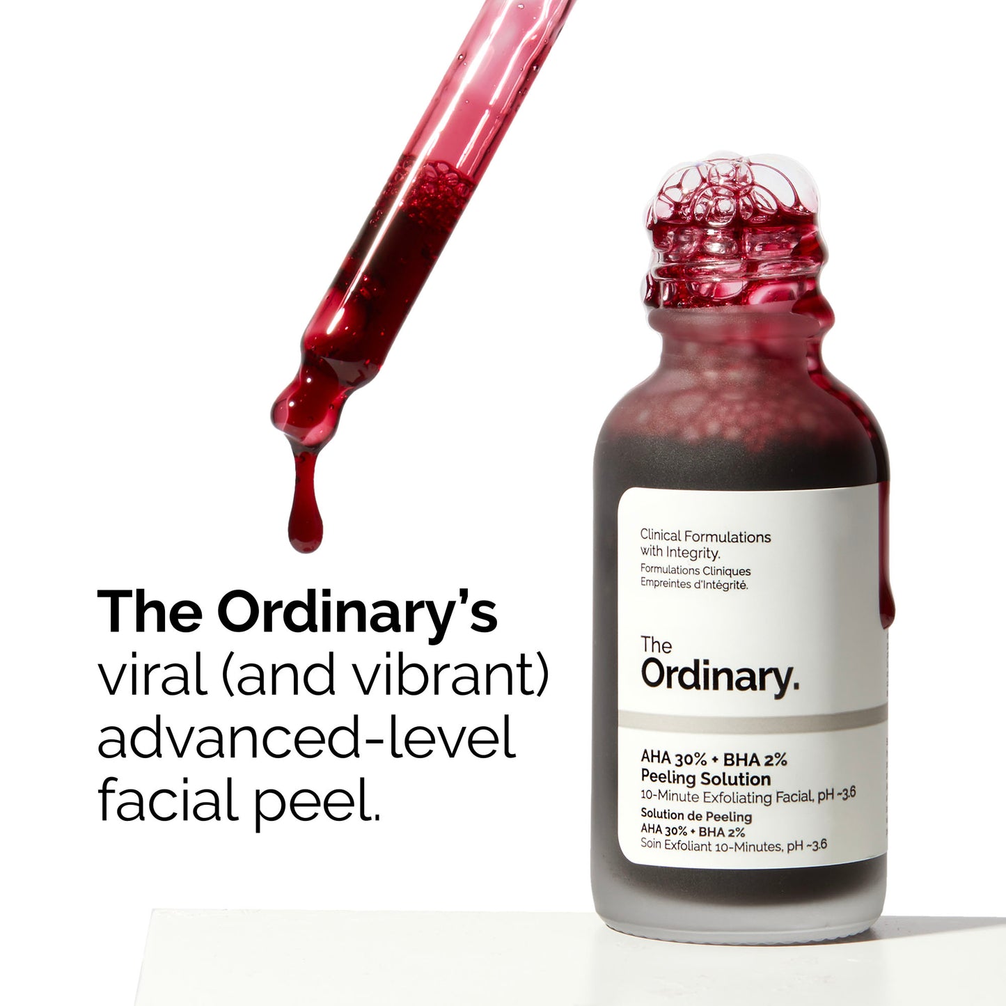 The Ordinary AHA 30% + BHA 2% Exfoliating Peeling Solution