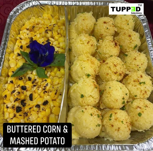 BUTTERED CORN AND MASHED POTATO