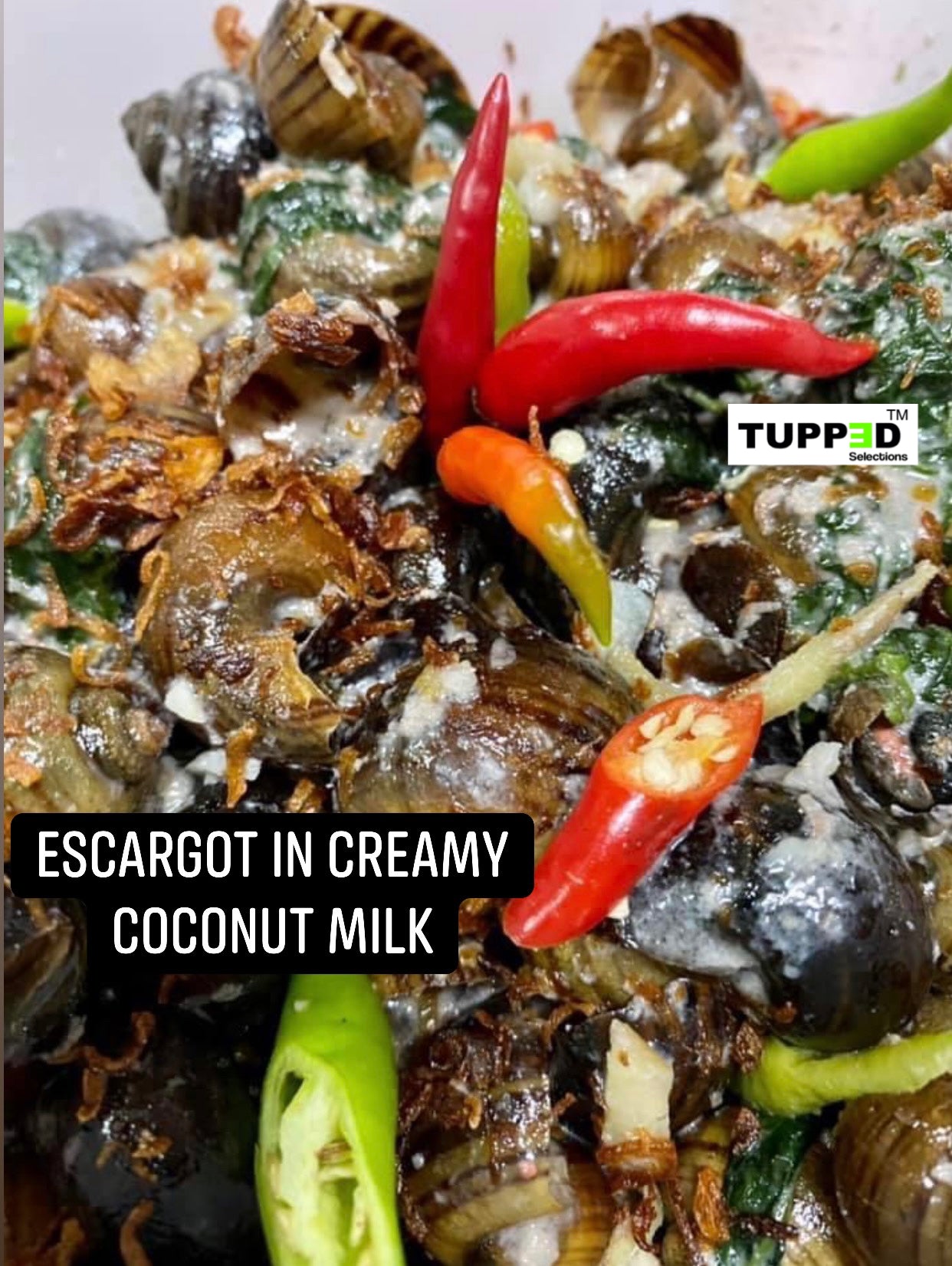 ESCARGOT IN CREAMY COCONUT MILK