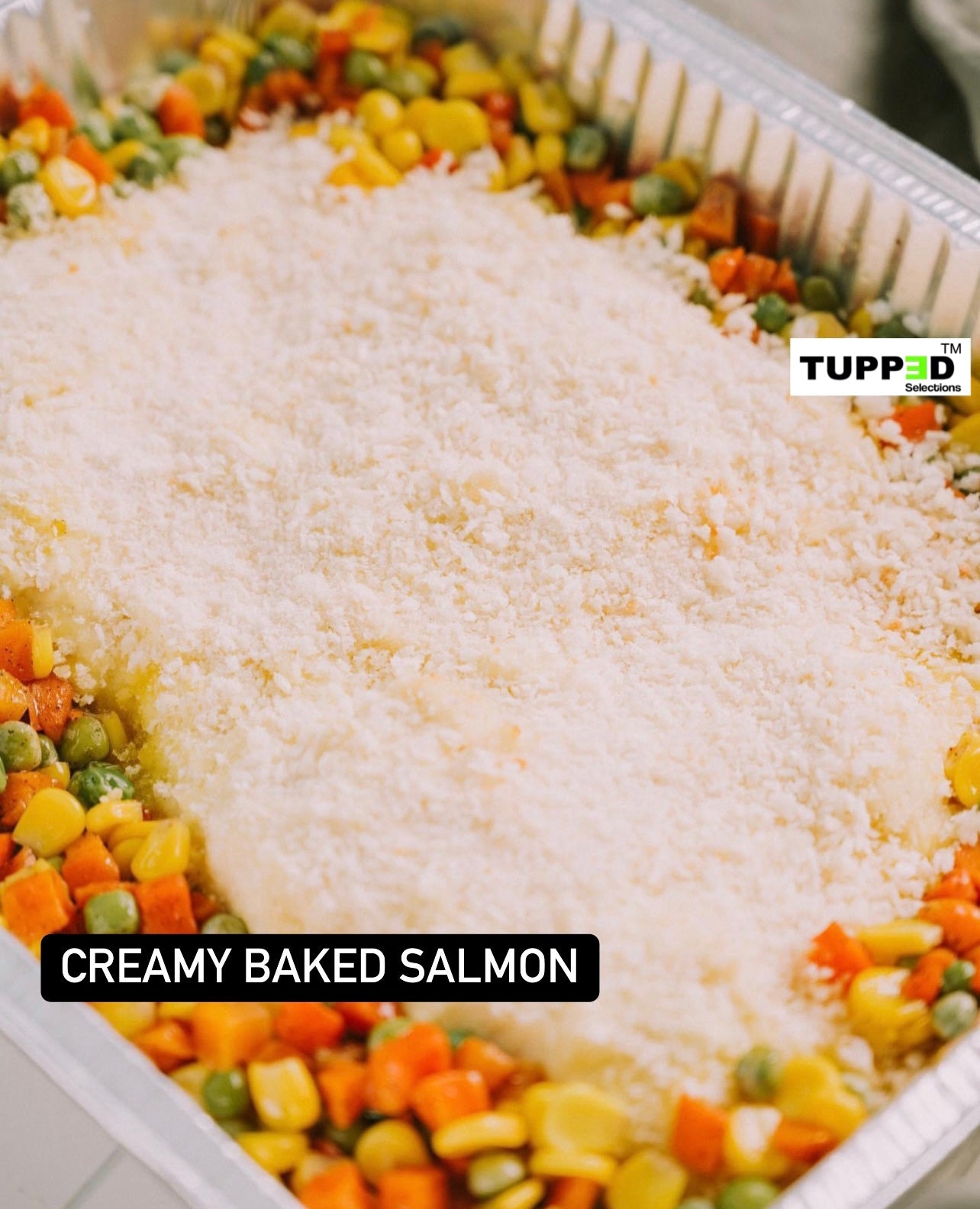 CREAMY BAKED SALMON