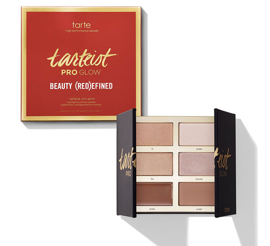 Tarte Tarteist Pro Glow Beauty (RED)efined Glow Highlight and Contour Palette (Limited Edition)